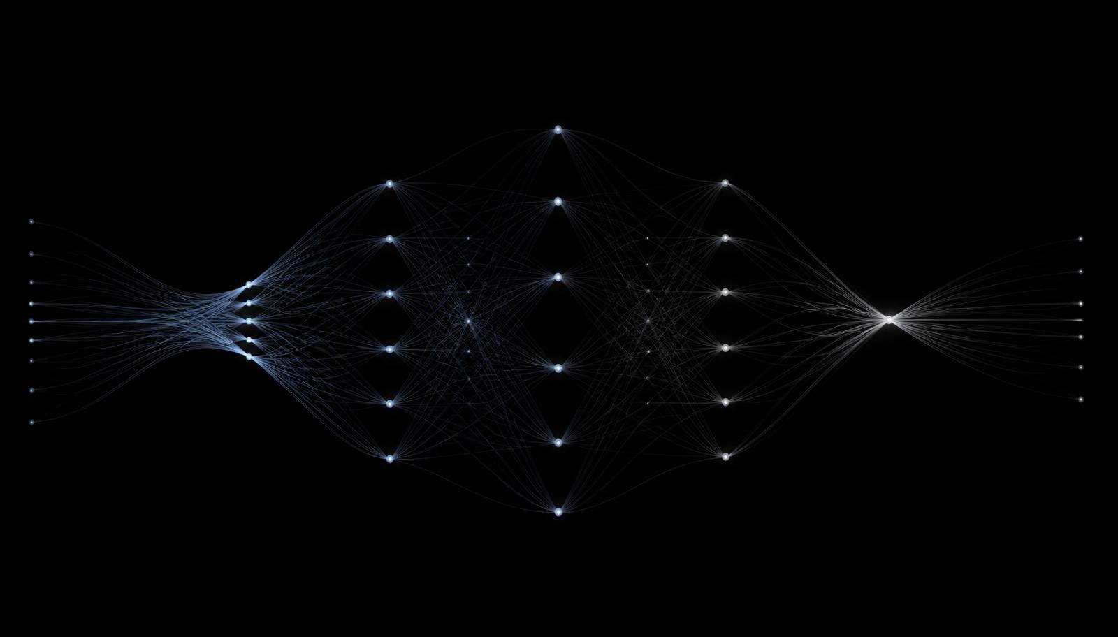 Abstract visualization of connected data streams